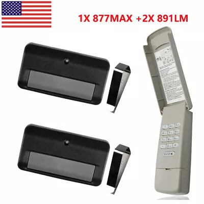 891LM Remote And 877LM Keypad For Liftmaster Chamberlain Garage Door Opener • $8.40