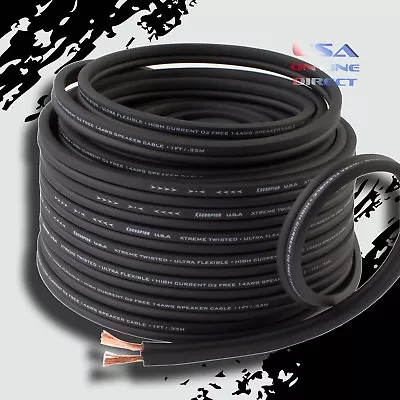 12 Gauge 50 Ft OFC 100% Copper Marine Car Home Audio Speaker Cable Wire US • $46.99