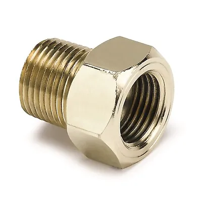 AutoMeter 2263 Fitting Adapter 3/8  Npt Male Brass For Mech. Temp. Gauge • $13.49