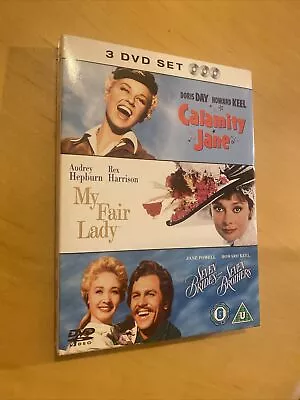 Calamity Jane My Fair Lady Seven Brides For Seven Brothers Dvd Box Set • £2.69