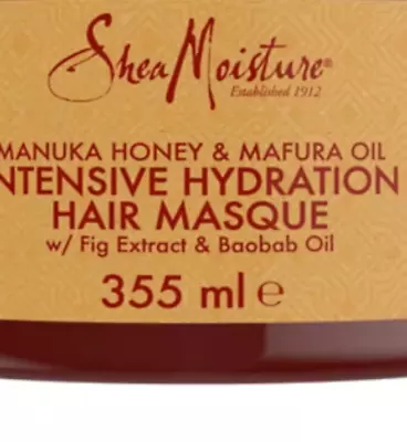 SHEA MOISTURE Manuka Honey & Mafura Oil Intensive Hydration Hair Mask • £7.99