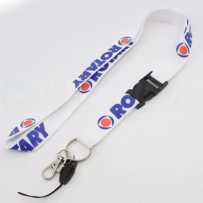 Rotary Lanyard - White / Blue- Mazda Rx7 Rx8 Wankel Engine12a 13b 20b Fb Fc Fd • $9.95