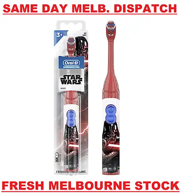 Oral-B Kids - Battery Power Toothbrush - Soft 3+ Years - Star Wars Darth Vader • $34.50