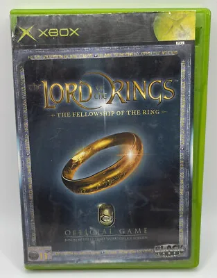 LORD OF THE RINGS FELLOWSHIP OF THE RING Microsoft Xbox Game Poor Case Condition • £2.99