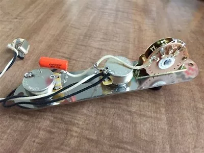 $51 • Buy Fender Telecaster Wiring Harness 500k CTS Oak Grigsby Switch .047 Orange Drop