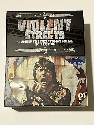 Violent Streets The Umberto Lenzi/Tomas Milian Collection Blu Ray + CD  Box Set • £76