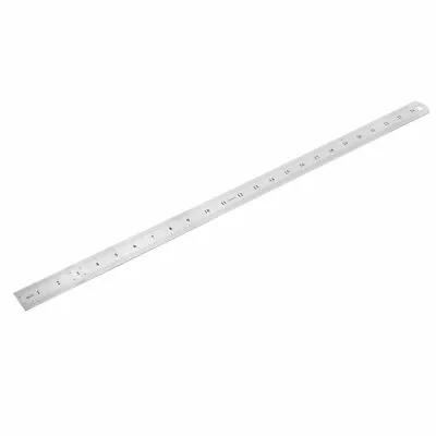Straight Ruler 600mm 24 Inch Metric Stainless Steel Ruler 0.7mm Thickness • $13.23