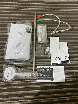Mira Sport White / Chrome 9kw Manual Electric Shower • £200