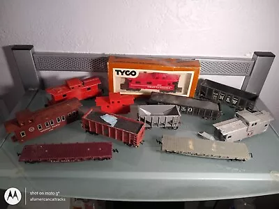 Eleven Mixed Ho-scale Freight Cars For Parts Or Restoration Many Brands • $3