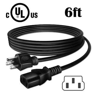 $7.95 • Buy PwrON UL 6ft AC Power Cord Cable Lead For Sizzix Vagabond Die Cutting Machine