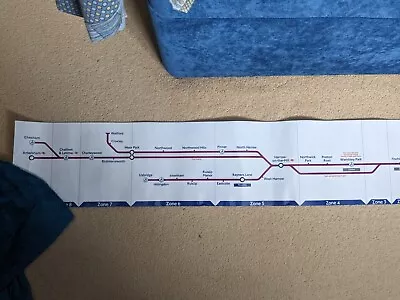 Metropolitan Line Carriage Diagram Map July 2011 • £15