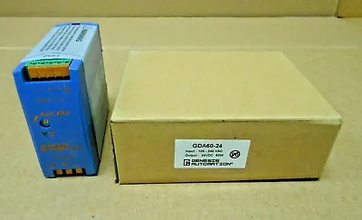 New Genesis Gda60-24 Power Supply Input 100-240vac Output 24vdc 60w (4 Avail) • $27.65