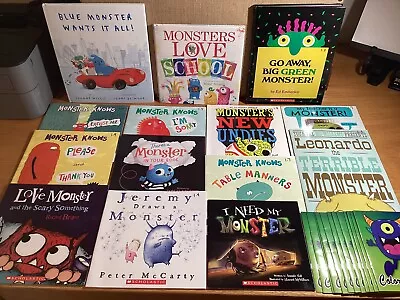Kids Picture Book Lot: Friendly Monsters Mo Willems Manners AR Leveled K-2nd • $15