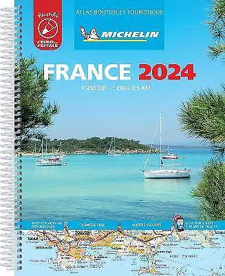 France 2024 - Tourist & Motoring Atlas A4 Laminate • £15.87