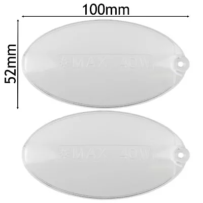 2 X Oval Cooker Hood Vent Diffuser Cover Panel For RANGEMASTER 110 120 100 • £14.62