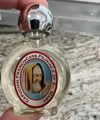 Capuchin Franciscans Holy Water Bottle Province Of St Mary Vintage • $13.50