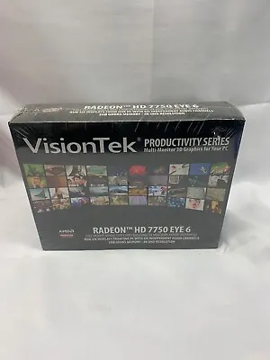 VisionTek Radeon HD 7750  2GB Eye 6 -Multi Monitor 3D Graphics*New-Sealed • $229.99