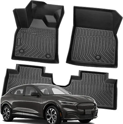 Fit 2021 2022 2023 2024 Ford Mustang Mach-E Floor Mats All Weather TPE 3D Liners • $69.90