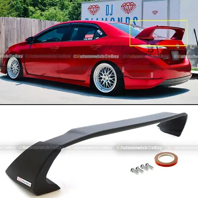 For 14-20 Toyota Corolla E170 ABS Unpainted Mugen Style 4Pic Trunk Wing Spoiler • $95.99