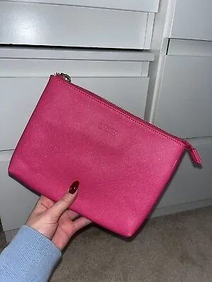 Pink L.credi Bag Small Clutch Or Makeup Bag Used Once • £12.99