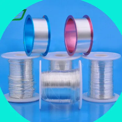 $4.77 • Buy Sterling 925 Silver Round Wire Soft 16,18,20,22,24 Gauge 5 10 15 Feet USA MADE