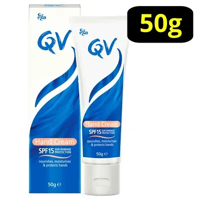 QV Hand Cream SPF15 50g Nourishes Moisturises & Protects Hands Dry Skin Ego • $6.26