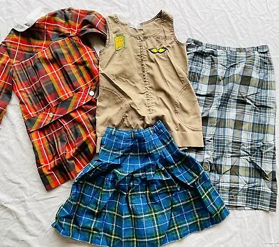 VINTAGE Lot 60s 70s 1980s Large Kid Dress Retro Clothing Bundle Mod Mid Century • $29.99