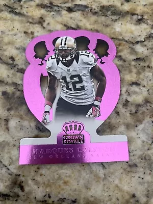 2014 Panini Crown Royale Marques Colston SSP #’d To 10 Retail Pink • $10