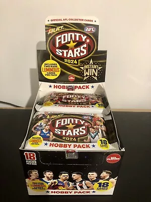 Select AFL Footy Stars 2024 - Sealed Hobby Packs • $15.95