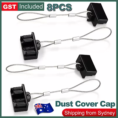 8X Dust Cap Black Anderson Plug Cover Style Connectors 50AMP Battery Caravan New • $10.79