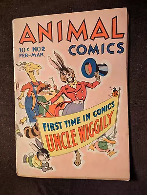 Animal Comics 2 (feb./march) 1943 Htf 2nd Appearance Of Pogo Incomplete • $79.99