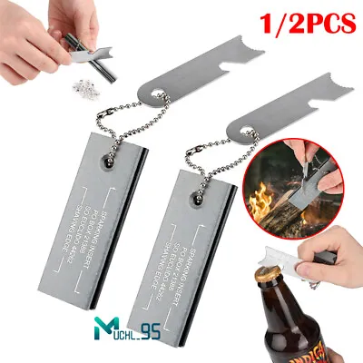 2PCS Magnesium Block Flint Fire Starter Emergency Fire Starter Survival Camping • $11.99