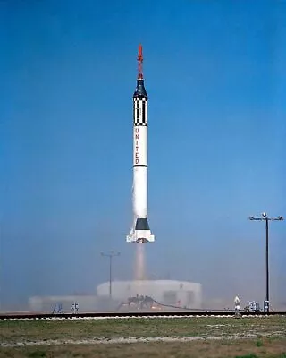 MERCURY REDSTONE 2 HAM LAUNCH 8x10 GLOSSY PHOTO PRINT • $14.99