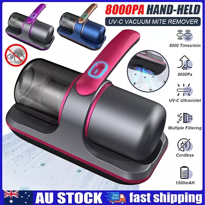 Cordless Handheld Vacuum Cleaner UV Dust Mite Remover Bed Blanket Bed Mattress. • $58.99