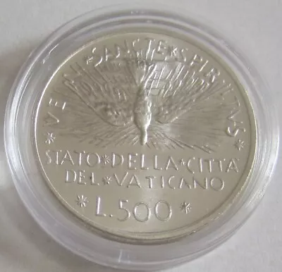 Vatican 500 Lire 1978 Sede Vacante August Silver • $29