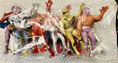 12 Lucha Libre Luchadores Figures Mexican Super Hero Bootlegs • $20