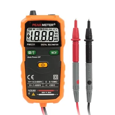 CAT-III 600V Smart Mini Automatic Digital Multimeter Peakmeter NCV Detection • $15