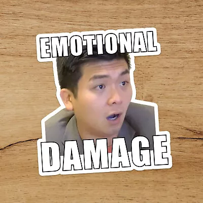 Emotional Damage Funny TikTok Meme Vinyl Decal Laptop Sticker 3in • $4.49