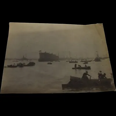 Circa 1900 Hand Signed Photograph Of The Artist William L. Wyllie In Portsmouth • £150