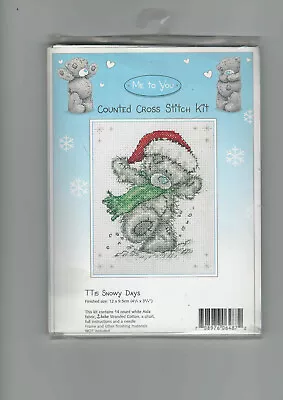 Me To You Counted Cross Stitch Kit - CHART / LEFTOVER THREADS ONLY • £5.99