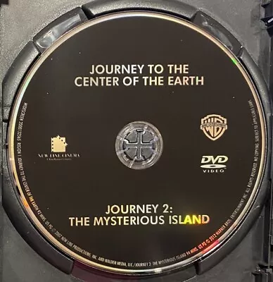 JOURNEY To Center Of Earth & Journey 2 Mysterious Island DVD*****DISC ONLY (NEW) • $4.35