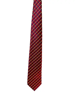 Brooks Brothers Pure Silk Red Blue And Gold Striped Necktie • $18.88