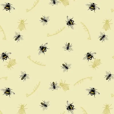 Follow The Sun Bumblebees Sewing Quilting Cotton Fabric FQ • $6.75