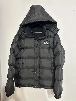 Mercedes Jacket - Fleeced Lined Coat - Black - Zip Hood • £9.99