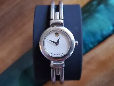 Movado 84 A1 809 A  Harmony  Mother Of Pearl Stainless Ladies Swiss Watch J-489 • $109