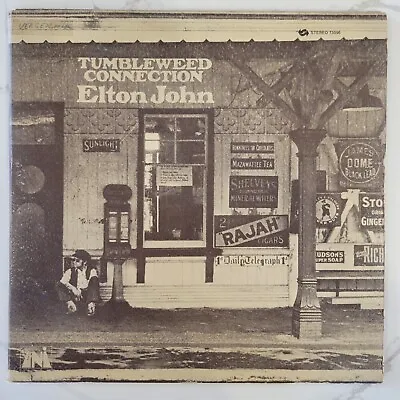 Elton John - Tumbleweed Connection Vinyl LP - 1970 - UNI Records 73096 • $16.99