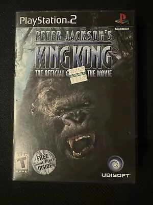 SONY Playstation 2 PS2 Peter Jacksons King Kong 2005 Complete CIB Manual/Ticket • $12.99