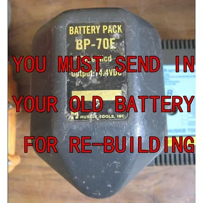 Battery Rebuild For Eckold Huskie Crimper BP-70 BP-70E BP-70MH BP 2.4 14.4V  3AH • $55.50