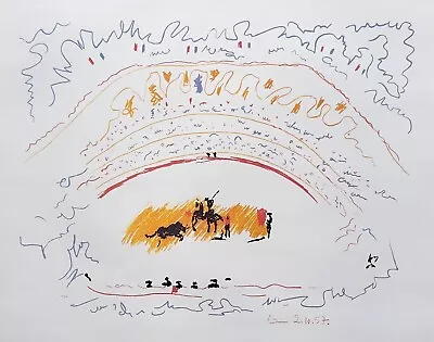 $59.99 • Buy Pablo Picasso CORRIDA Plate Signed Limited Edition Lithograph Art