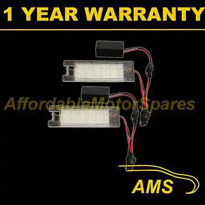 2x For Vauxhall Corsa C D Tigra Adam Agila Antara 18 White Led Number Plate Lamp • $30.82